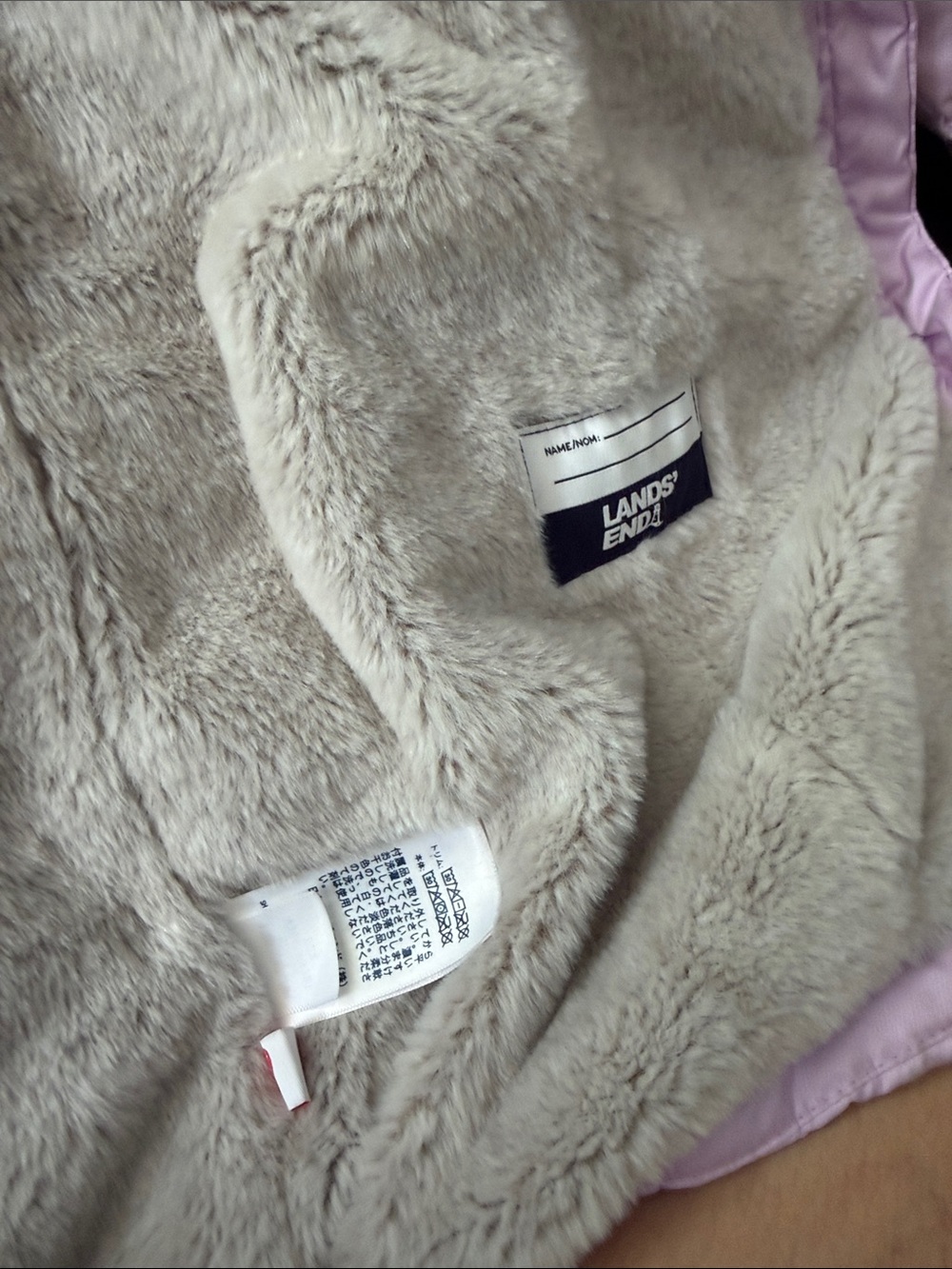 Kids Hooded Puffer Jacket - Light Pink - Picture 3 of 6